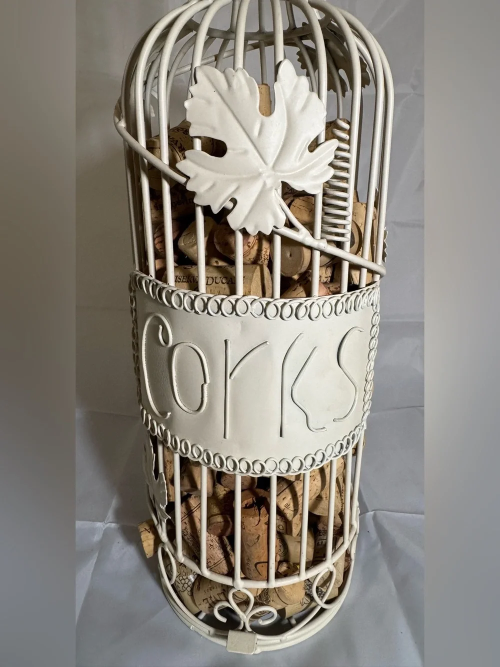 Cream Decorative Cork Holder - Home Accents large